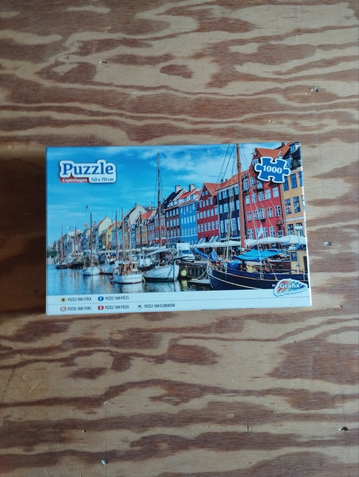 Grafix Legpuzzel Kopenhagen 1000 stukjes 50x70cm, Ophalen, Nieuw