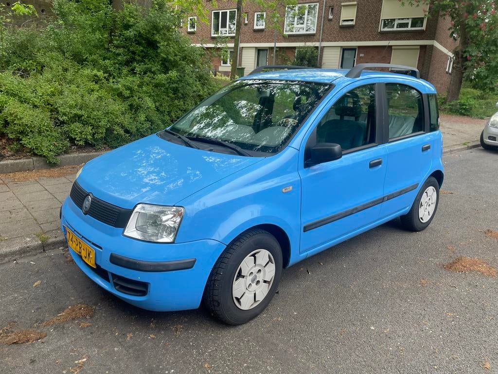 Fiat Panda 1.1 40KW 2004 Blauw, Auto's, Fiat, Voorwielaandrijving, Stof, 54 pk, Origineel Nederlands