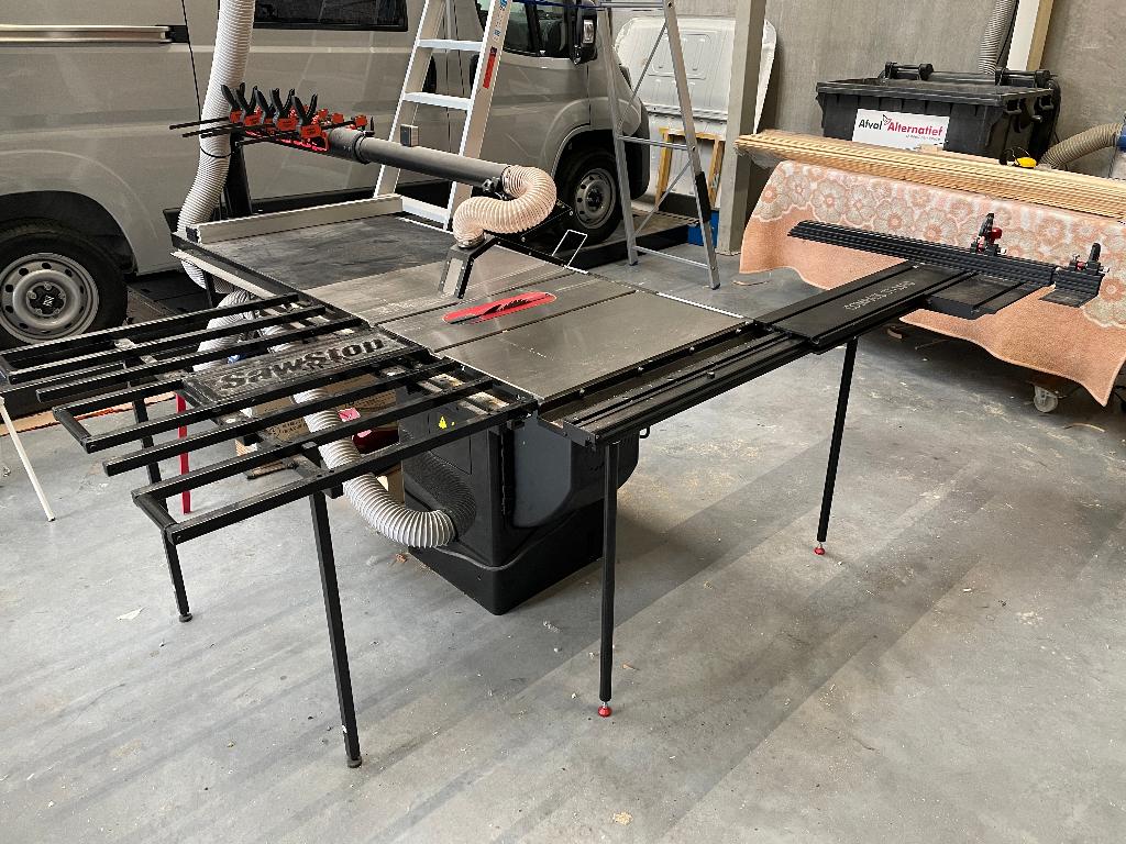 SawStop Professional Cabinet paneelzaag, Ophalen, Sawstop, 70 mm of meer, Overige typen