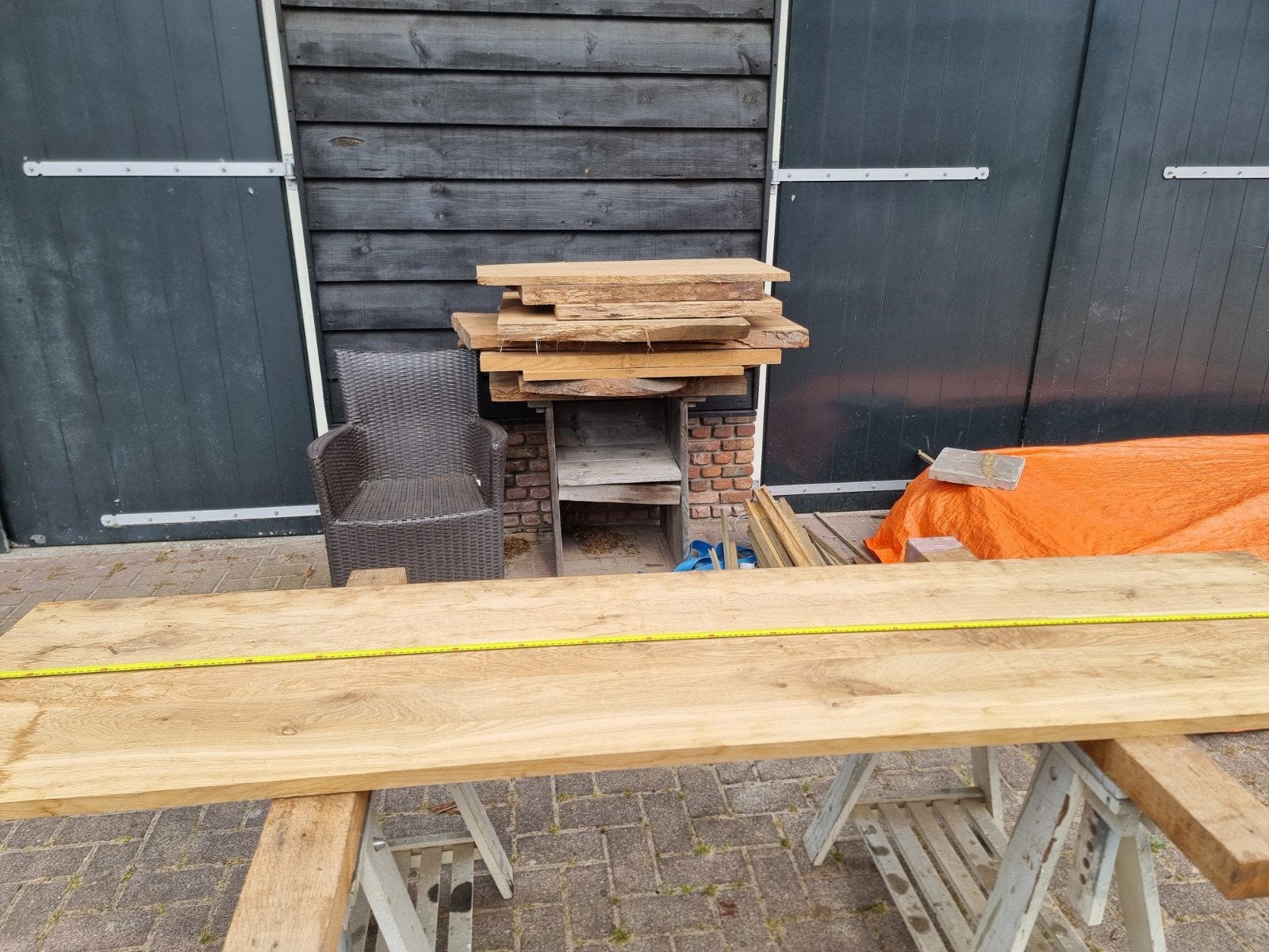 Eiken KD meubeldroog reststukken - Diverse maten, Ophalen, Nieuw