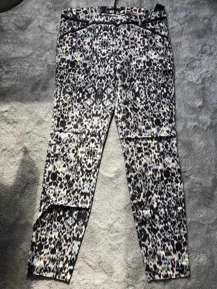 Nieuwe lange broek v Exresso mt 42/40 zwart/beige/turquise, Expresso, Zwart, Maat 42/44 (L), Nieuw