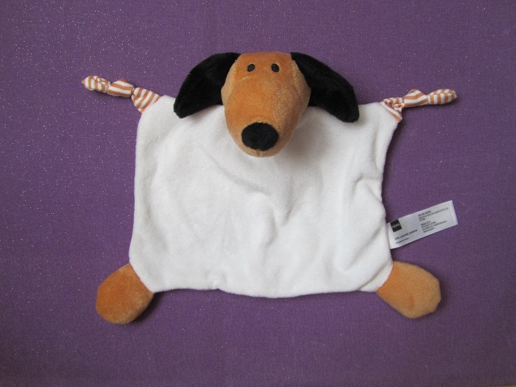 HEMA Knuffeldoekje HOND TECKEL **Nieuw**, Hema, Nieuw, Met label, Hond
