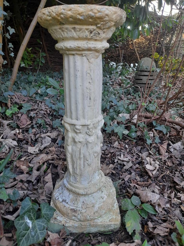 Mooie ranke tuinpilaar / pilaster met vrouwen, Tuin en Terras, Tuinbeelden, Ophalen