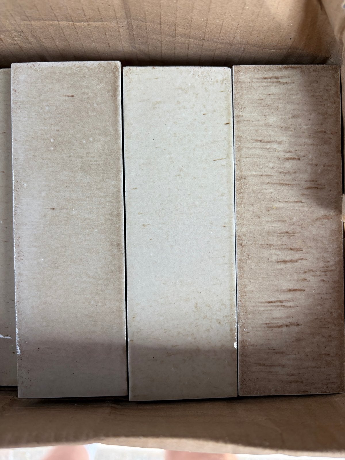 Ragno Gleeze Beige wandtegels 5x15cm, Ophalen, 40 tot 60 cm, Nieuw, Minder dan 20 cm