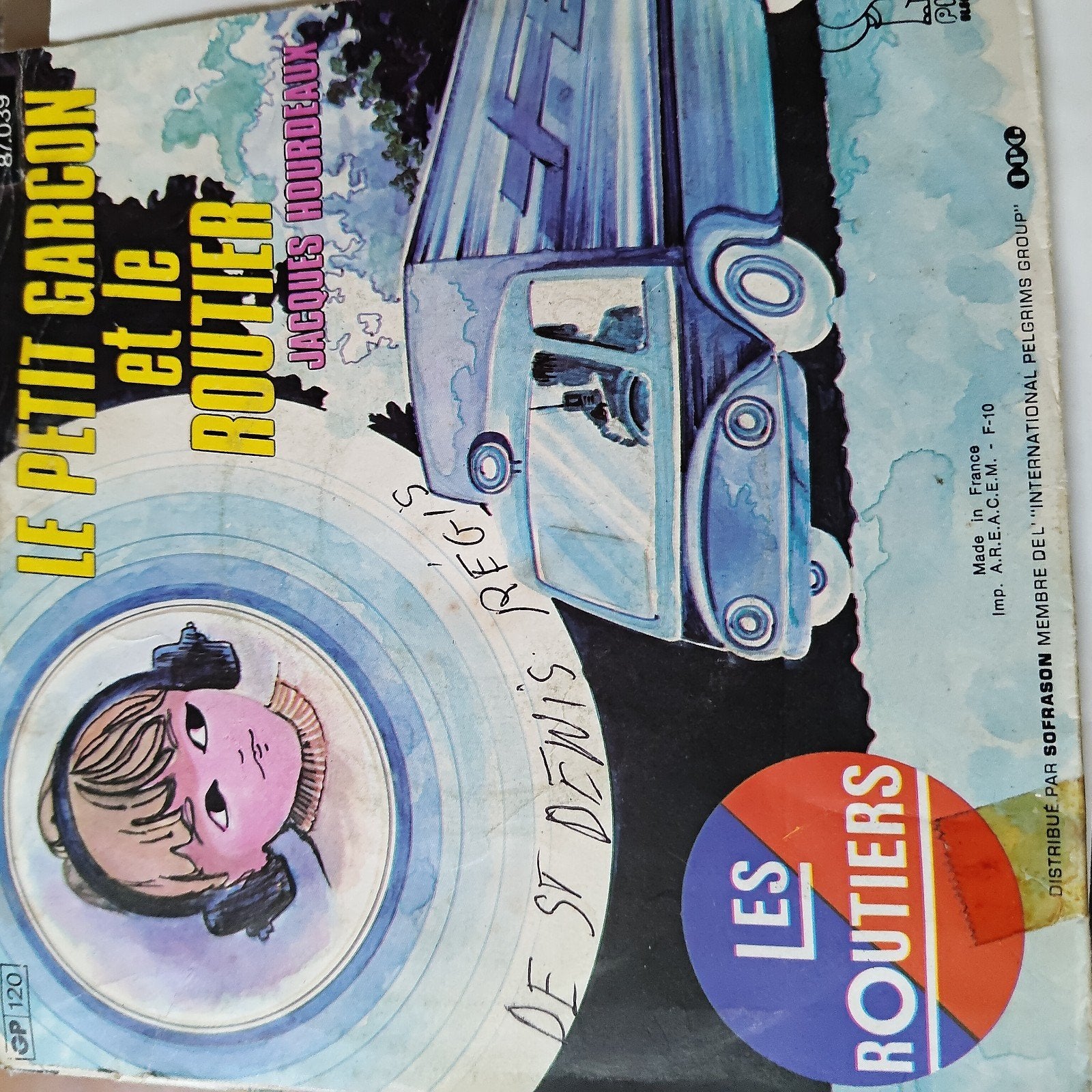 Jacques Hourdeaux - Le Petit Garçon et le Routier (EP), Ophalen of Verzenden, Gebruikt, 7 inch