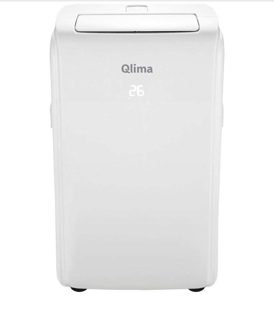 Qlima p534 mobiele airco 12000 - 15000 btu 3,3 kw., Witgoed en Apparatuur, Ophalen, 3 snelheden of meer, Zo goed als nieuw, 100 m³ of groter