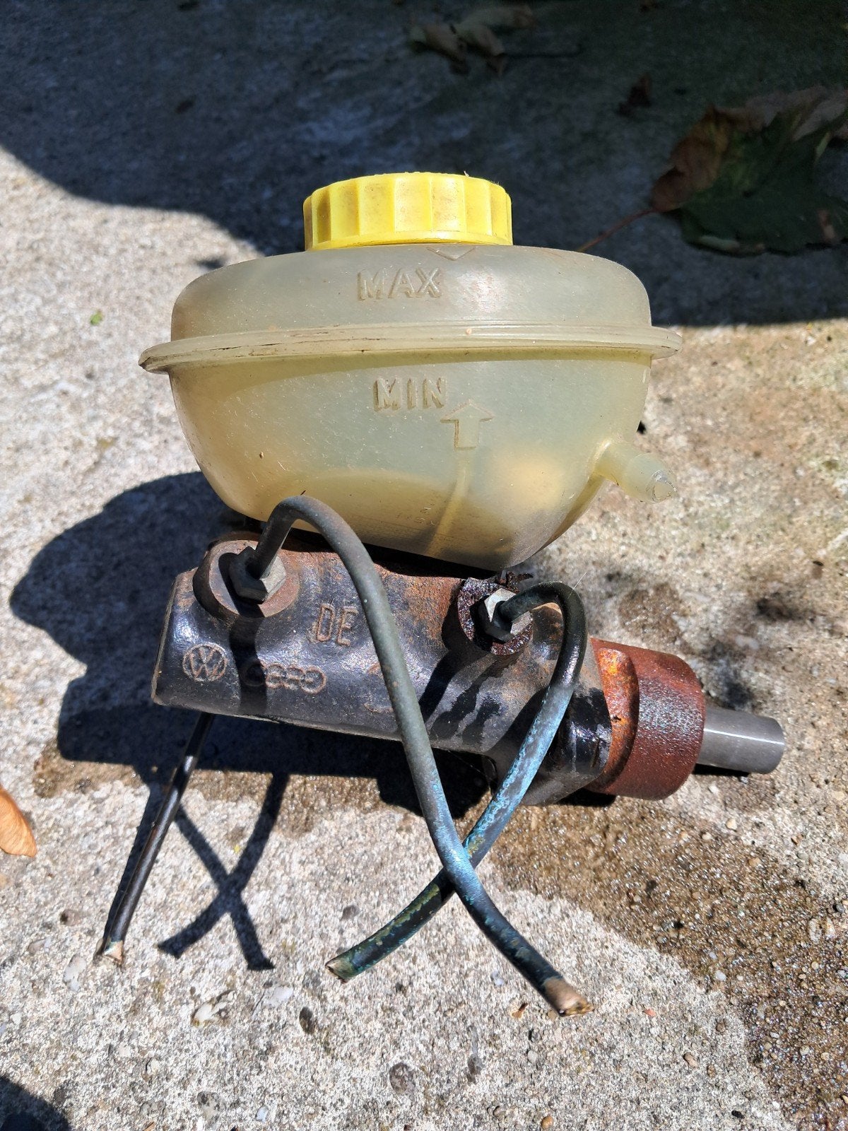Hoofdremcilinder met reservoir van audi 80 b3 Volkswagen, Auto-onderdelen, Ophalen of Verzenden, Audi