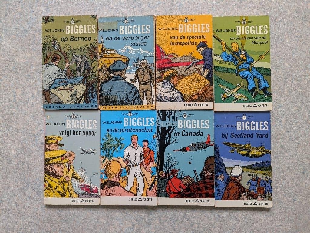 Biggles pockets (8), Boeken, Ophalen of Verzenden, Gelezen, W.E. Johns (William Earl Johns)