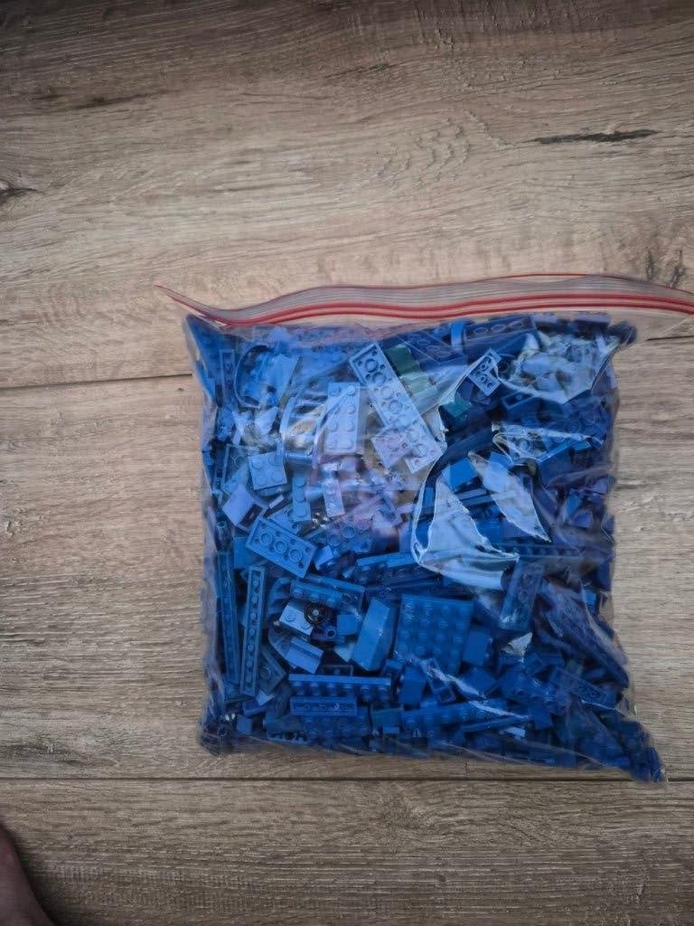 Lego Blauw 1 KG, Kinderen en Baby's, Speelgoed | Duplo en Lego, Ophalen of Verzenden, Gebruikt, Lego