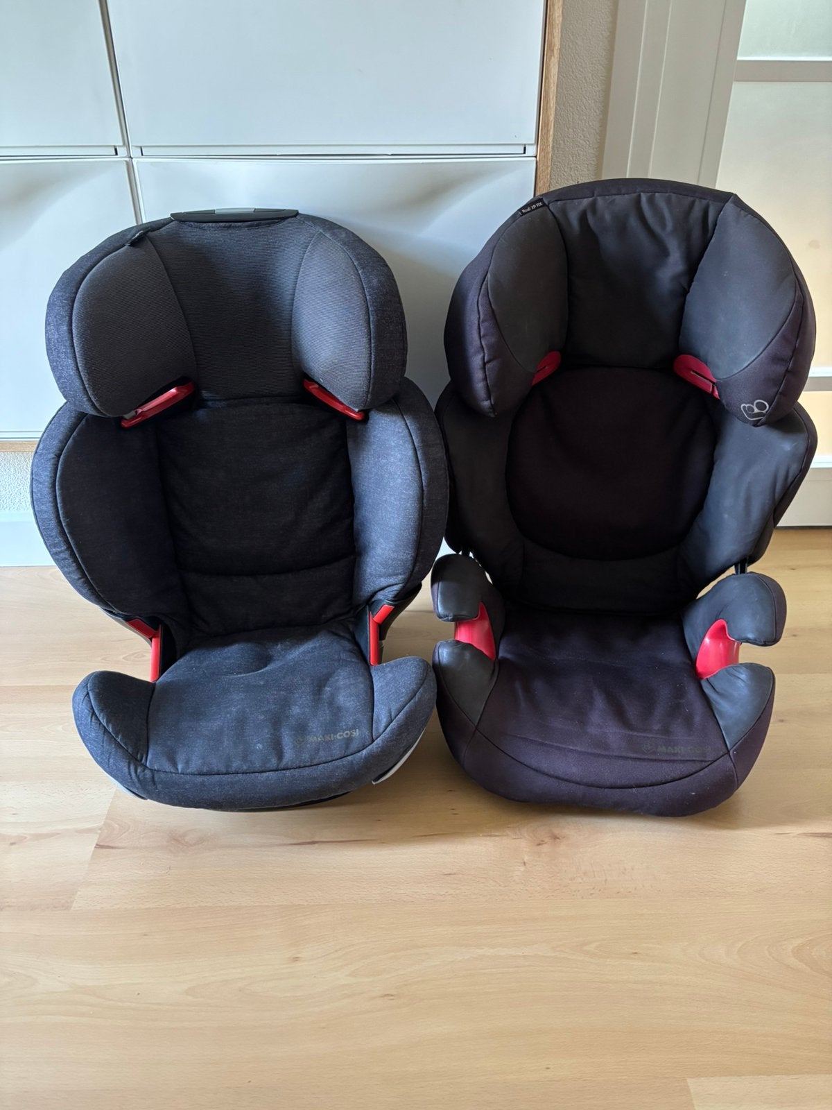 T.E.A.B. Maxi Cosi Rodifix isofix autostoelen 2x, Ophalen, Gebruikt, 15 t/m 36 kg, Isofix