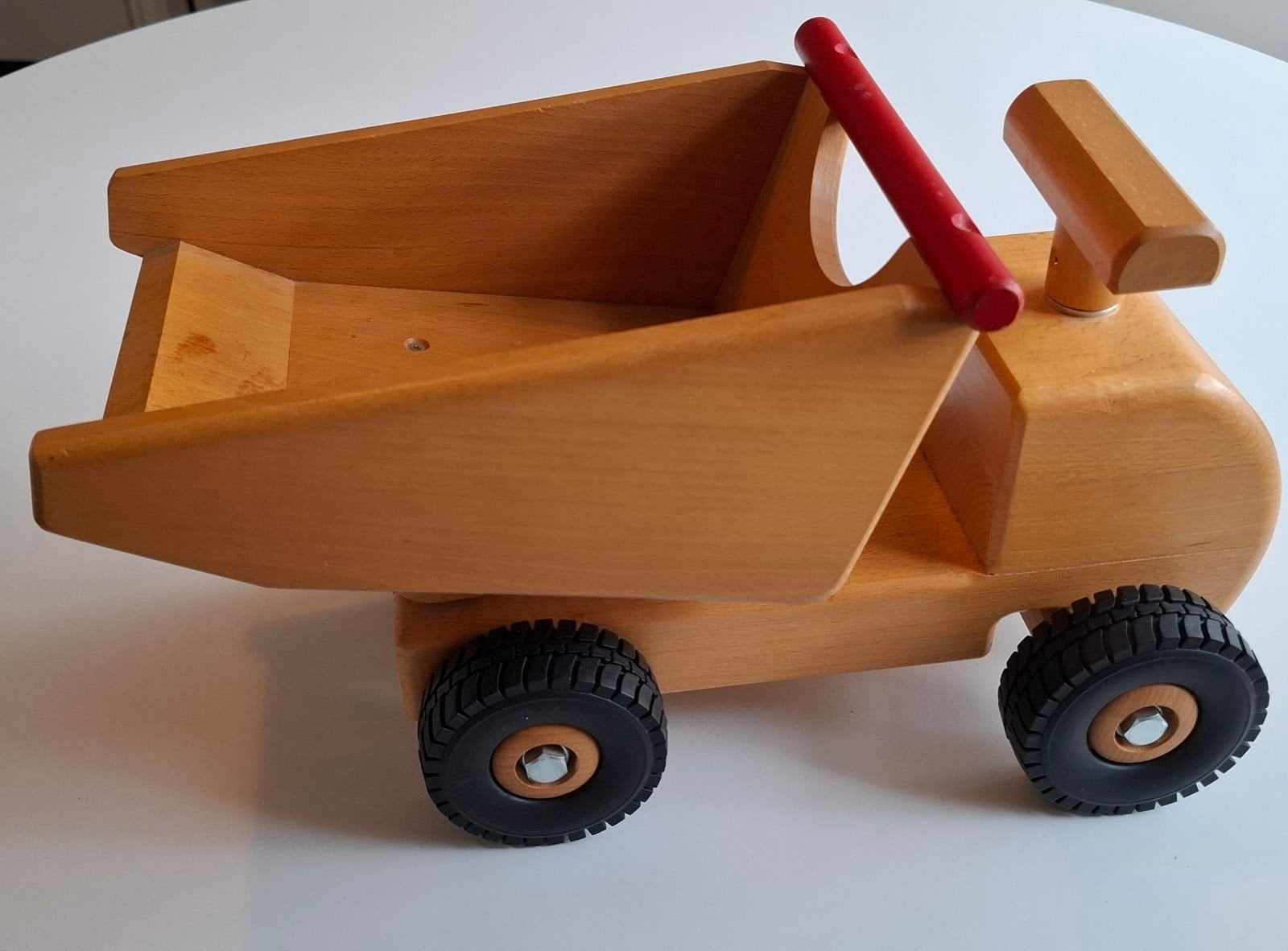 Ostheimer houten kiepwagen 40 cm – zo goed als nieuw, Ophalen, Zo goed als nieuw