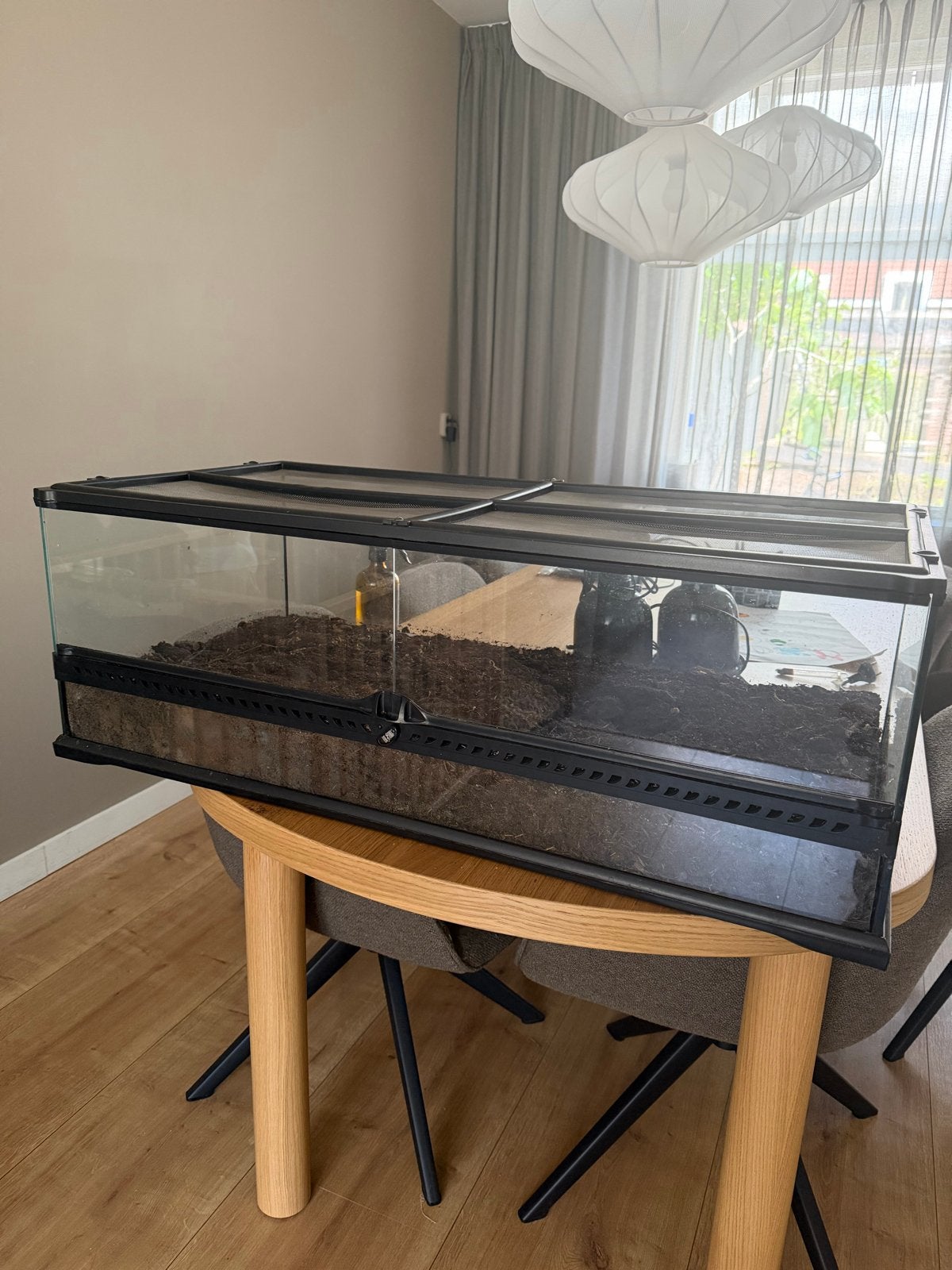 Exo terra terrarium 90x45x30cm, Dieren en Toebehoren, Reptielen en Amfibieën | Toebehoren, Ophalen, Gebruikt, Terrarium of Paludarium