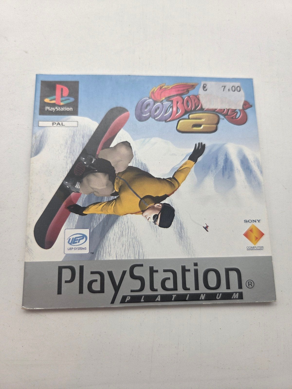 Cool Boarders 2 - Playstation 1 Handleiding, Gebruikt, Sony Interactive Entertainment Europe Ltd, 10 Great Marlborough Street, London, W1F 7LP, UK