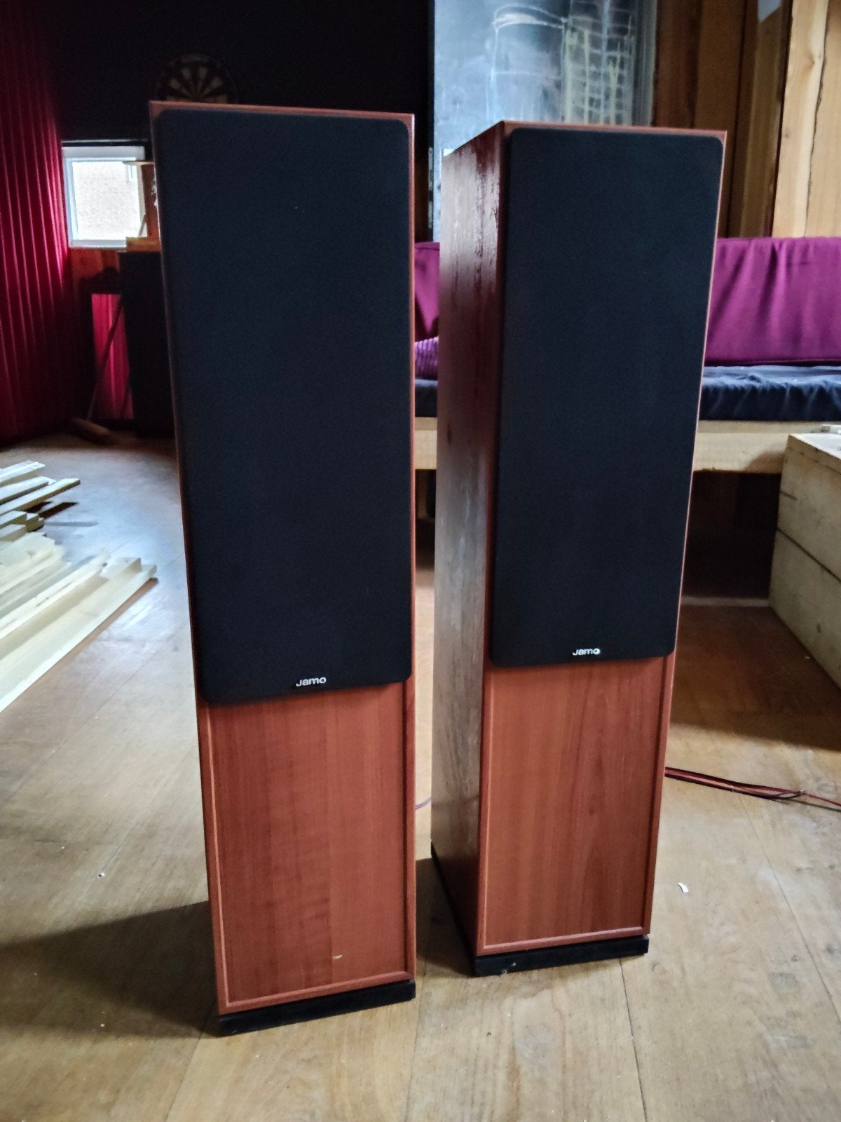 Jamo S416 Luidsprekers (2 stuks), Audio, Tv en Foto, Luidsprekers, Ophalen, Gebruikt, 60 tot 120 watt, Jamo