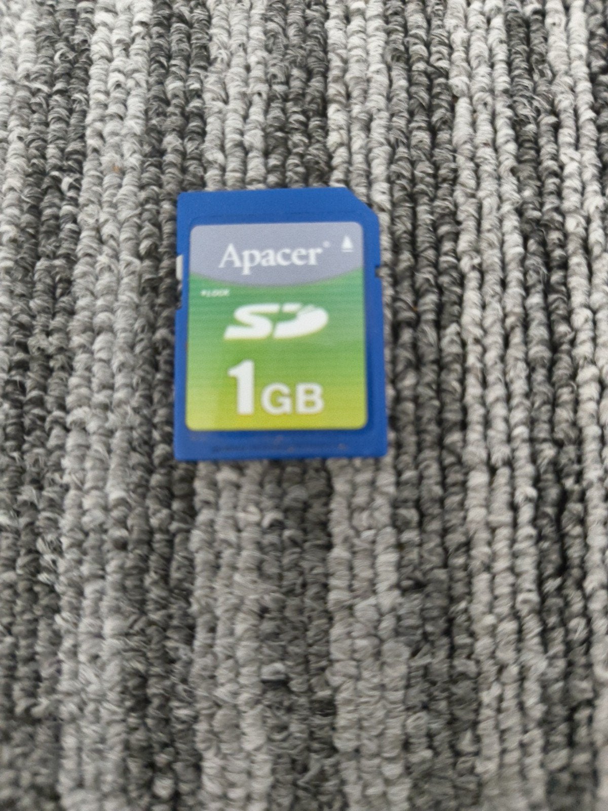 Apacer SD geheugenkaartje 1GB, SD, Gebruikt, Verzenden, Minder dan 2 GB