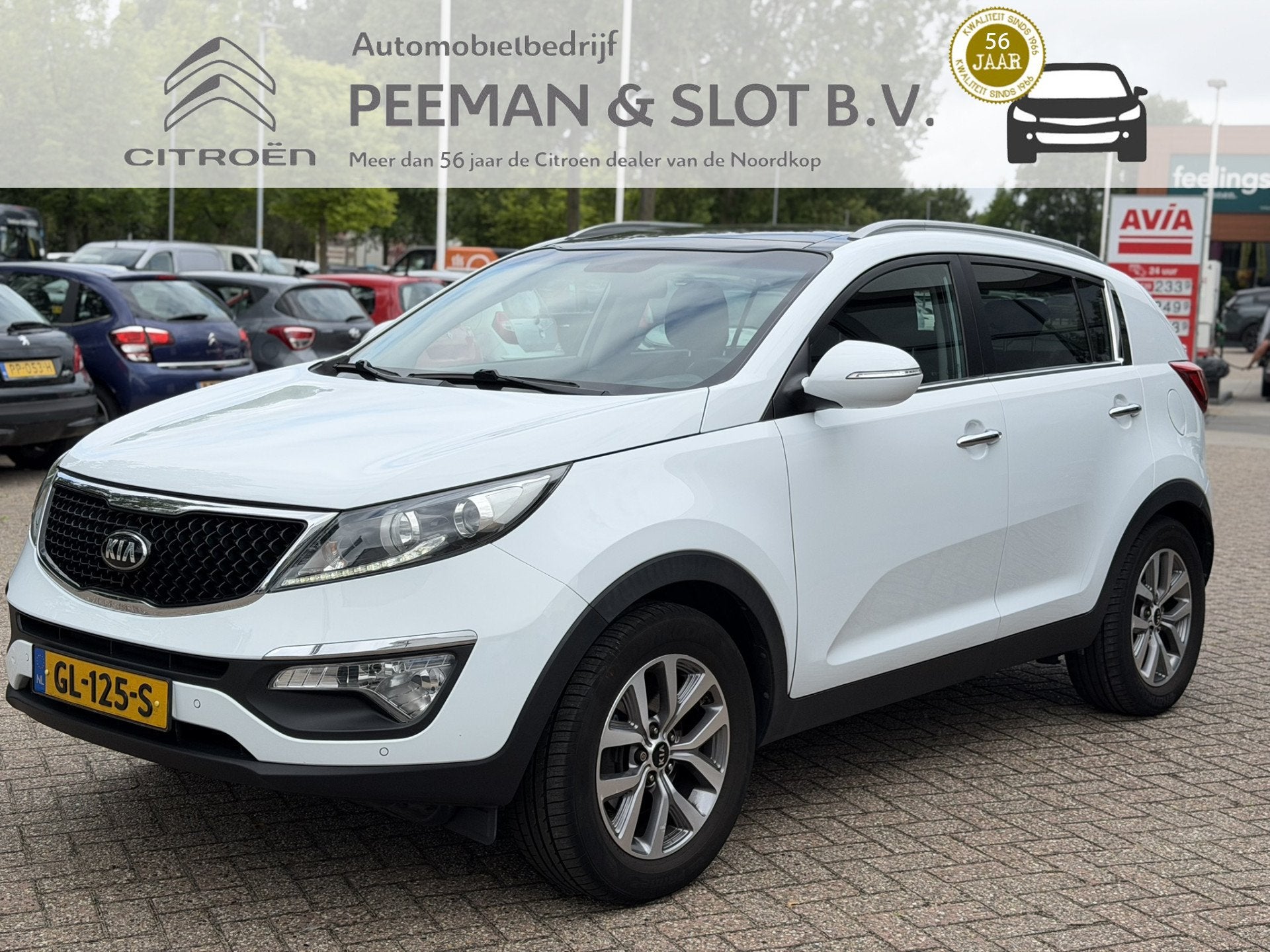 Kia Sportage 1.6 GDI DynamicPlusLine Trekhaak|PanoDak|Camera, Voorwielaandrijving, 4 cilinders, Wit, Origineel Nederlands