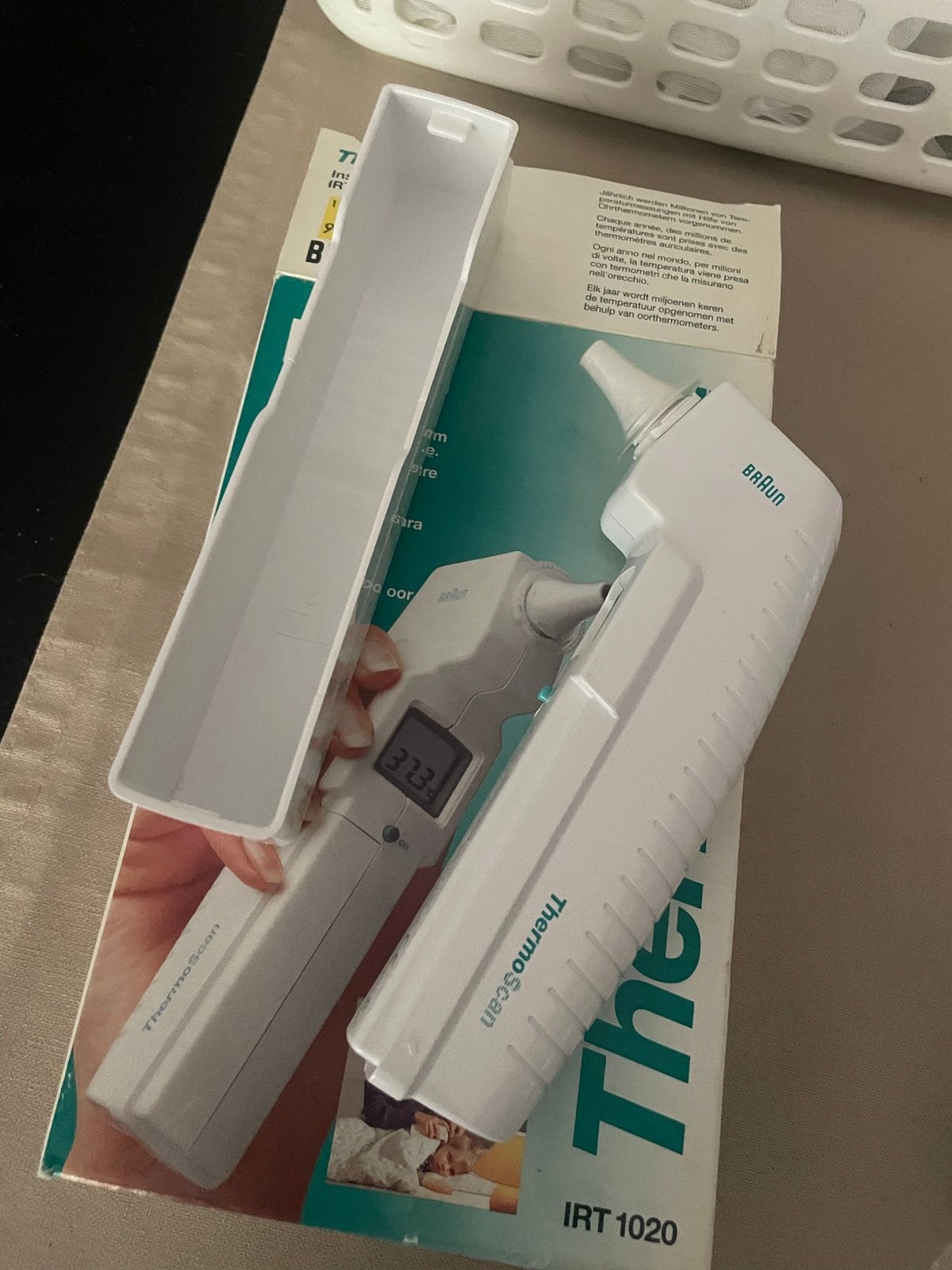 Braun ThermoScan IRT 1020 oorthermometer, Ophalen of Verzenden, Nieuw