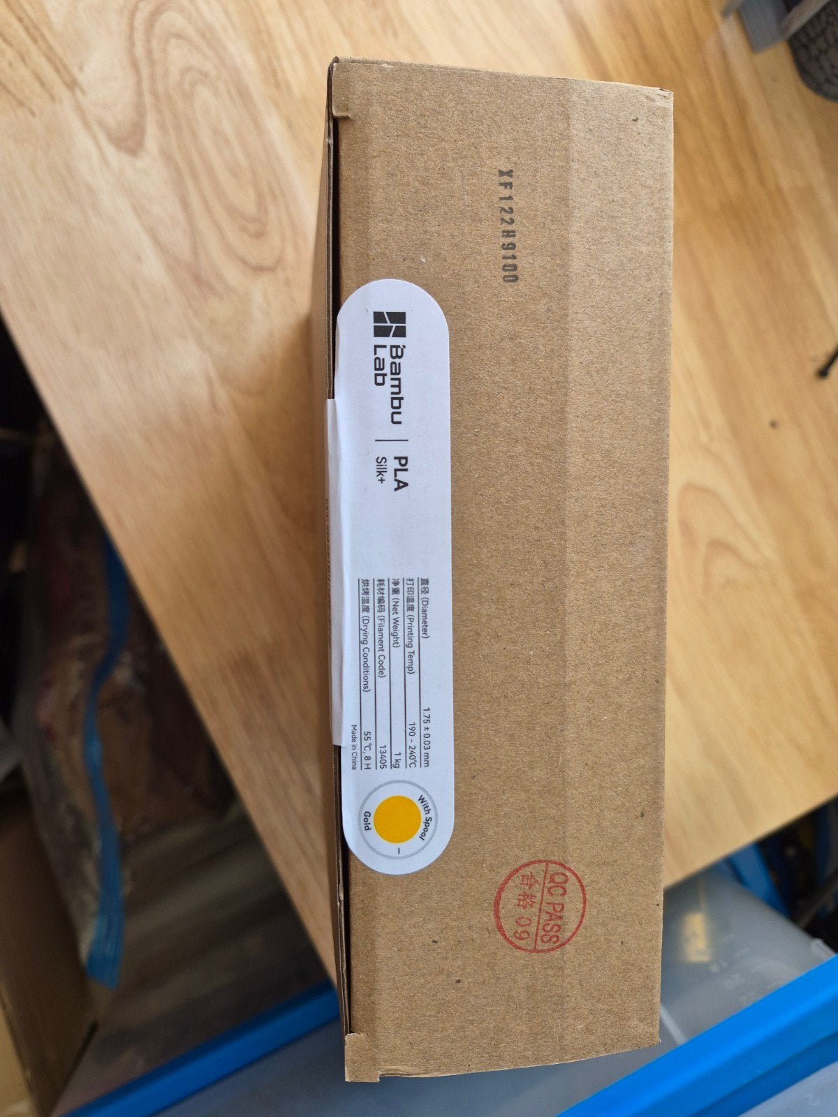 Bambu Lab PLA Silk Filament - Gold (Nieuw), Computers en Software, 3D Printers, Ophalen of Verzenden, Nieuw, Filament, Bambulabs