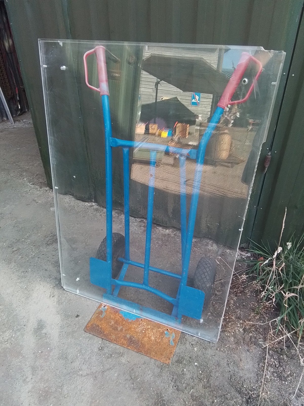 plexiglas plaat. 25mm dik .77x108cm gebruikt, Doe-het-zelf en Verbouw, Platen en Panelen, Ophalen, Gebruikt