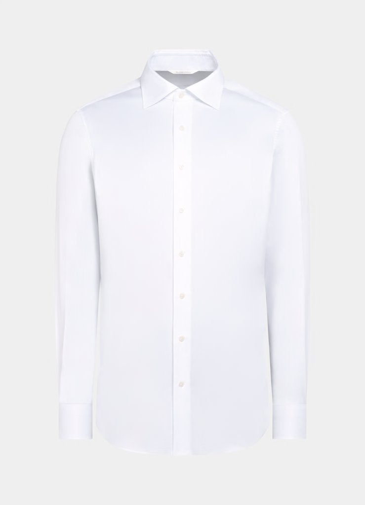 Suitsupply kreukvrij overhemd traveller 41 Tailored Fit, Kleding | Heren, Overhemden, Wit, Ophalen of Verzenden, Zo goed als nieuw