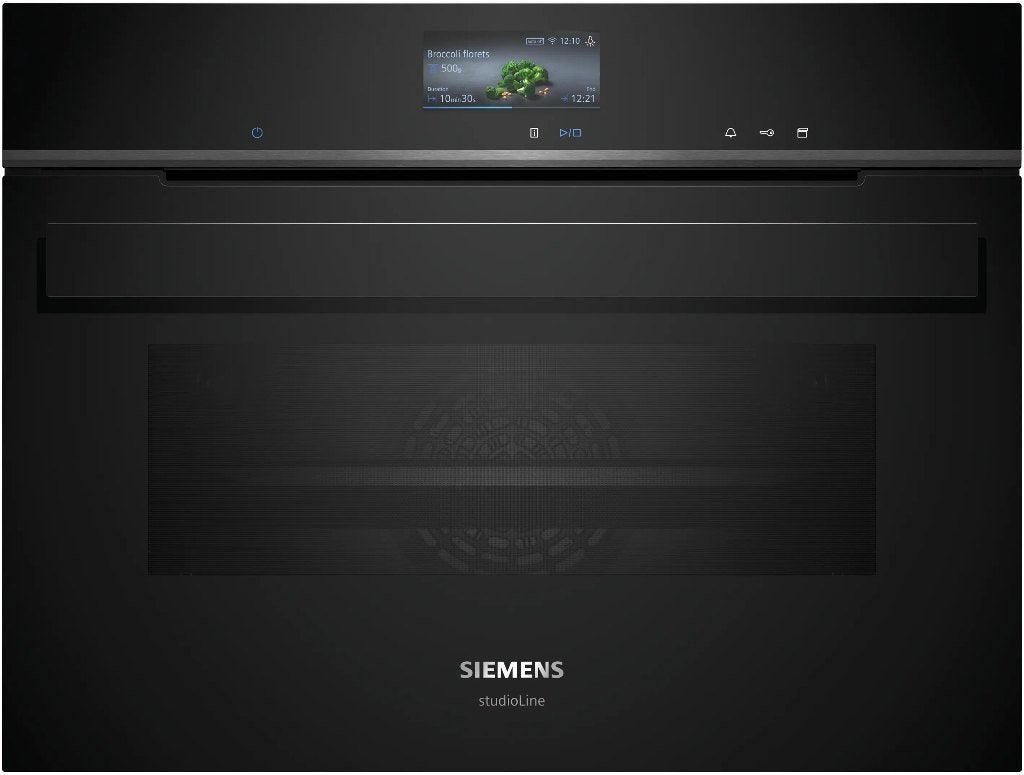 Stoomoven Siemens - IQ700 CS936G1B1, Witgoed en Apparatuur, Ovens, Ophalen, 45 tot 50 cm, Hete lucht, Inbouw