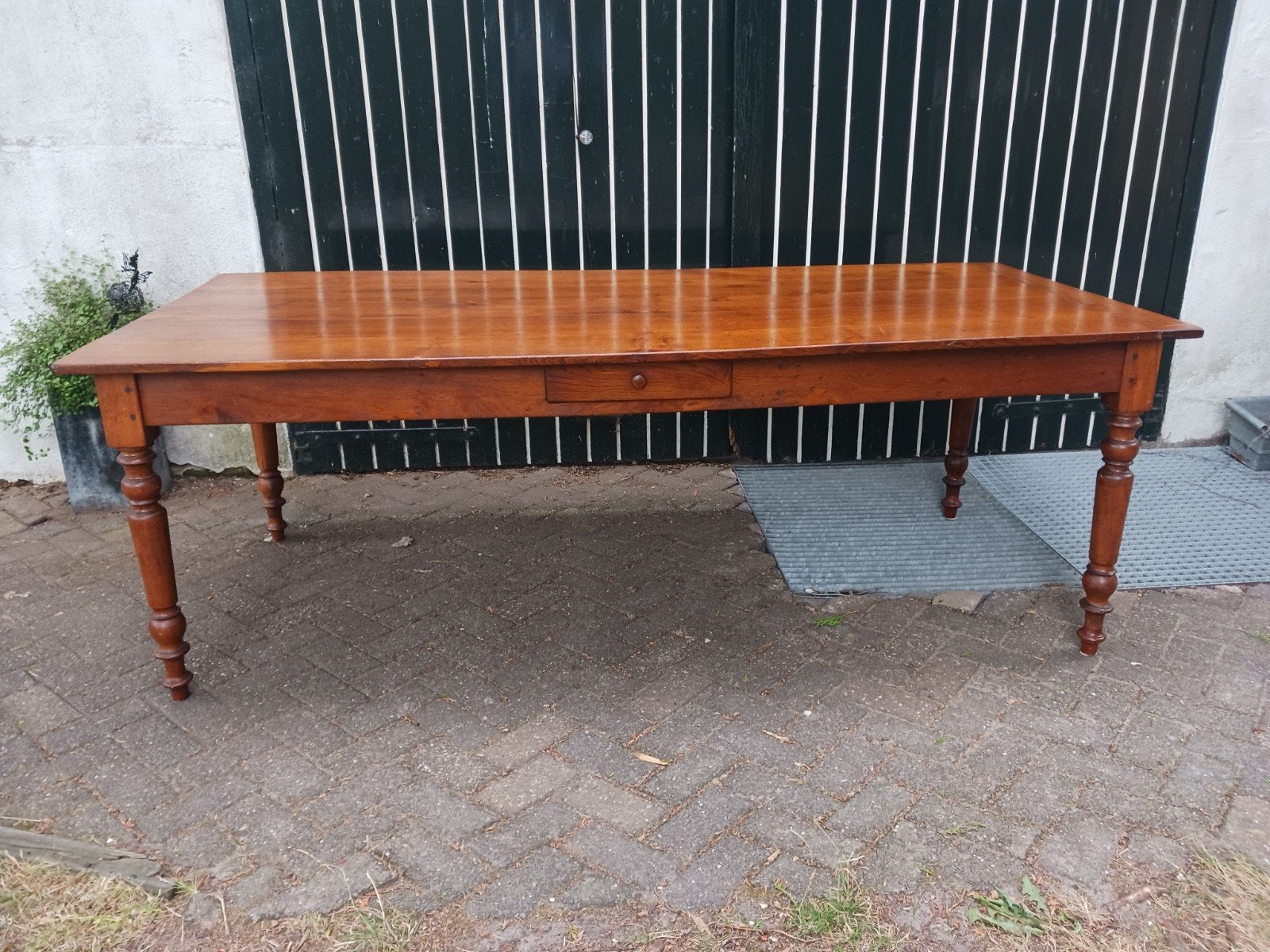 Antieke eikenhouten Franse tafel, Ophalen of Verzenden