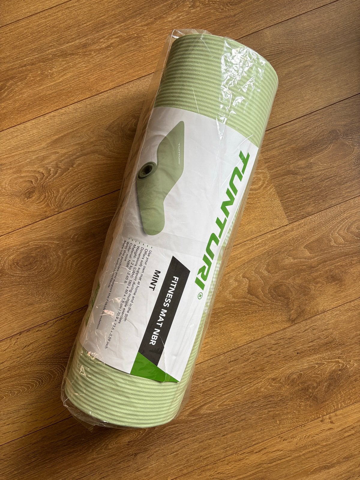 Tunturi fitness / yoga mat, kleur mintgroen (nieuw), Ophalen of Verzenden, Nieuw, Yogamat