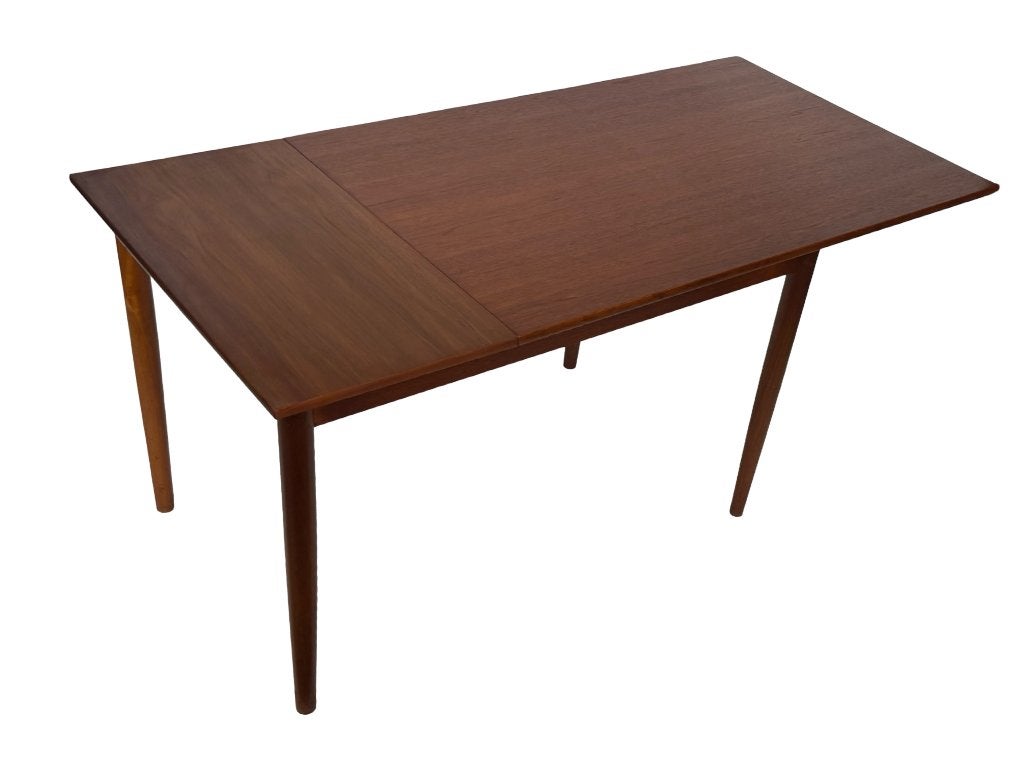 Vintage Eettafel Table Teak Fineer Jaren 60 Uitschuifbaar, Ophalen, Vintage eettafel, Vintage eettafel, Teakhout