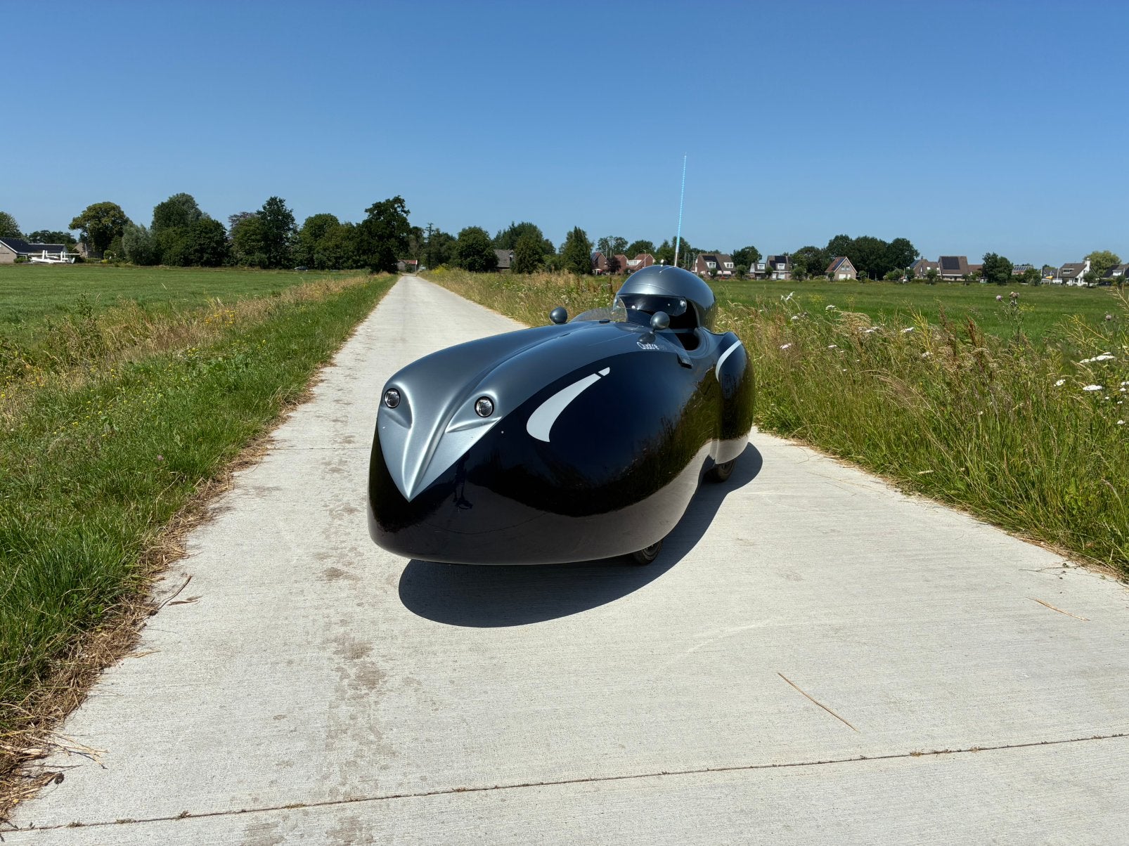 Ligfiets, Velomobiel; Quatrevelo (QV 352), Schijfrem, Ophalen, Overige merken, Zo goed als nieuw