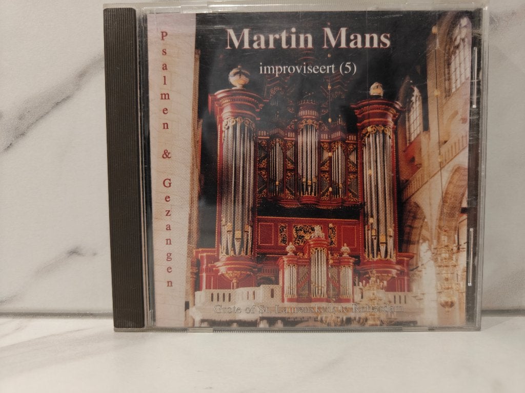 orgelcd Martin Mans improviseert Laurenskerk Rotterdam, Ophalen of Verzenden, Gebruikt, Overige genres
