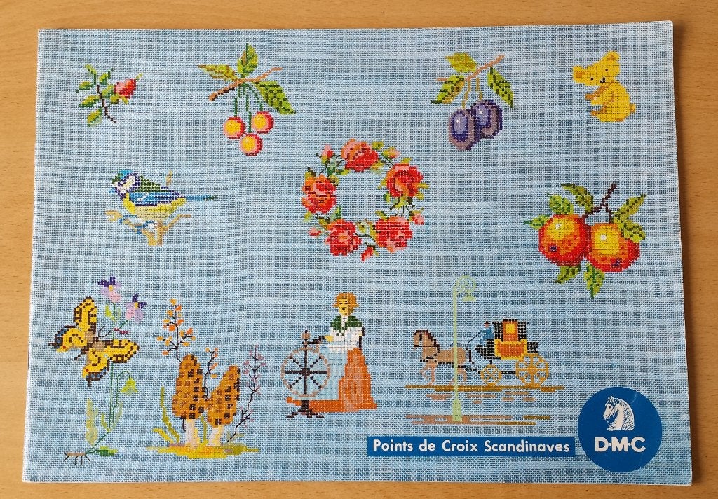 Points de Croix Scandinaves - DMC - jaren 70, Patroon, Gebruikt, Ophalen of Verzenden, Handborduren