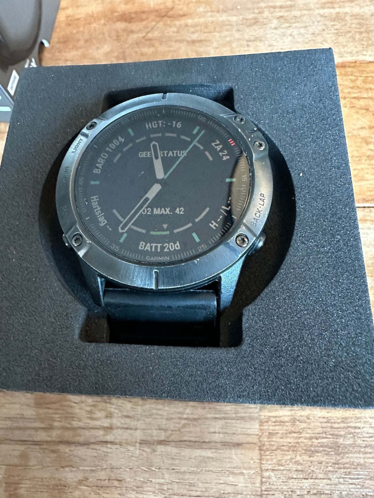 Garmin Fenix 6X GPS  multisport horloge, Afstand, Zwart, Ophalen of Verzenden, Zo goed als nieuw