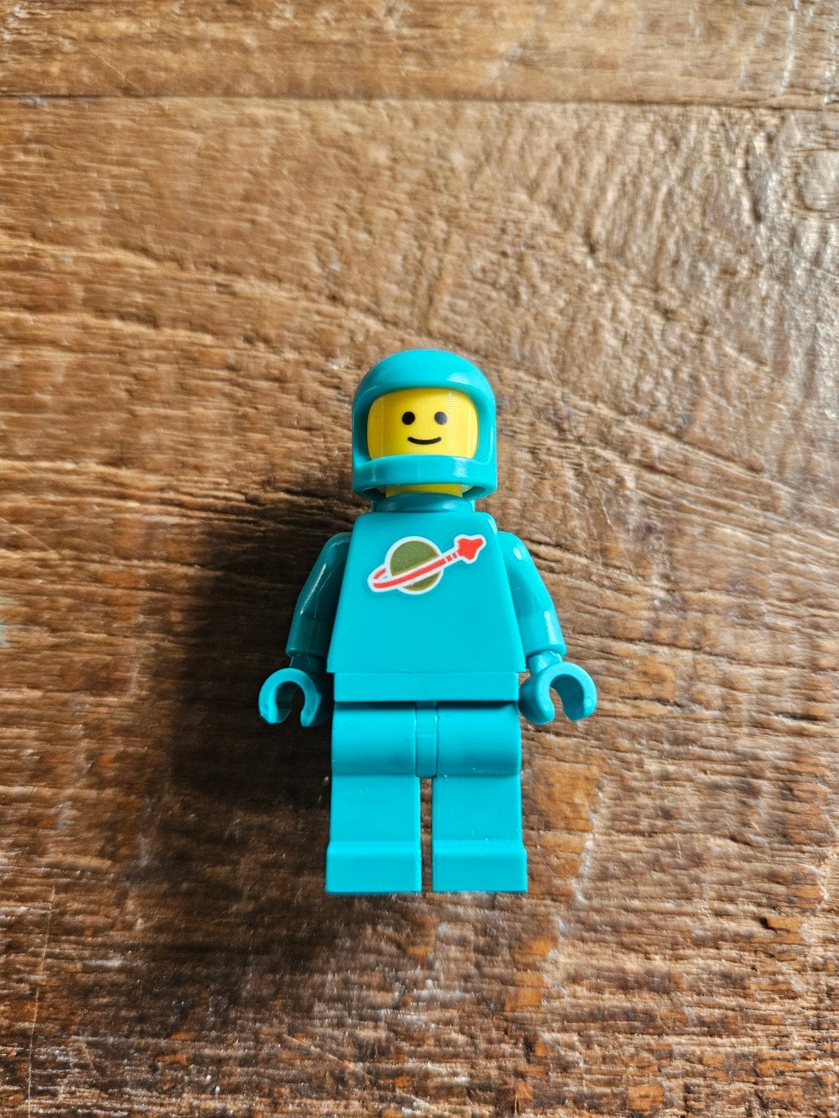 LEGO Classic Ruimte Astronaut Donker Turquoise Minifiguur, Verzenden, Zo goed als nieuw