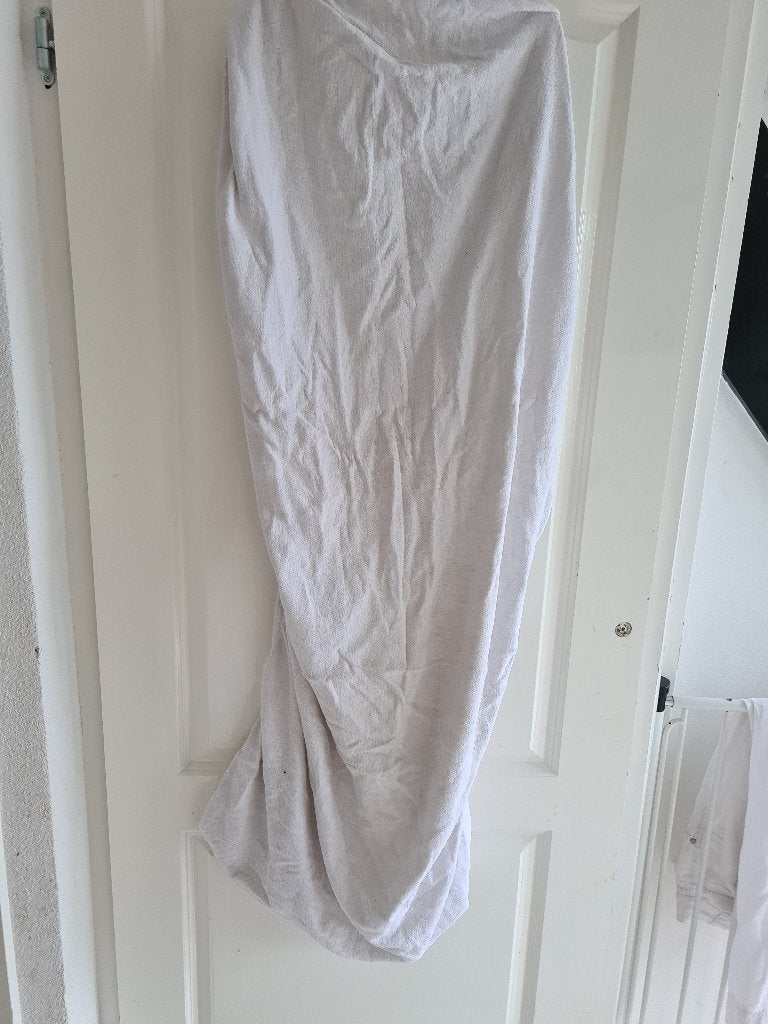 Hoeslaken hoeslakens molton 60x120 jollein, Ophalen, Jongetje of Meisje, Zo goed als nieuw, Wit