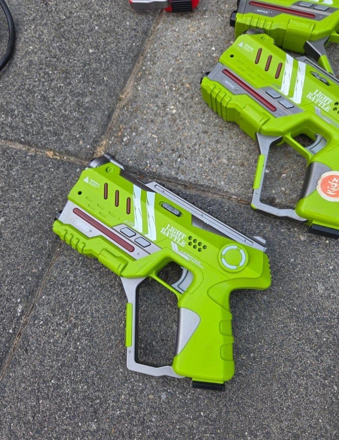 2 groene Anti Cheat Connect Light Battle zo goed als nieuw, Kinderen en Baby's, Speelgoed | Buiten | Actiespeelgoed, Ophalen of Verzenden