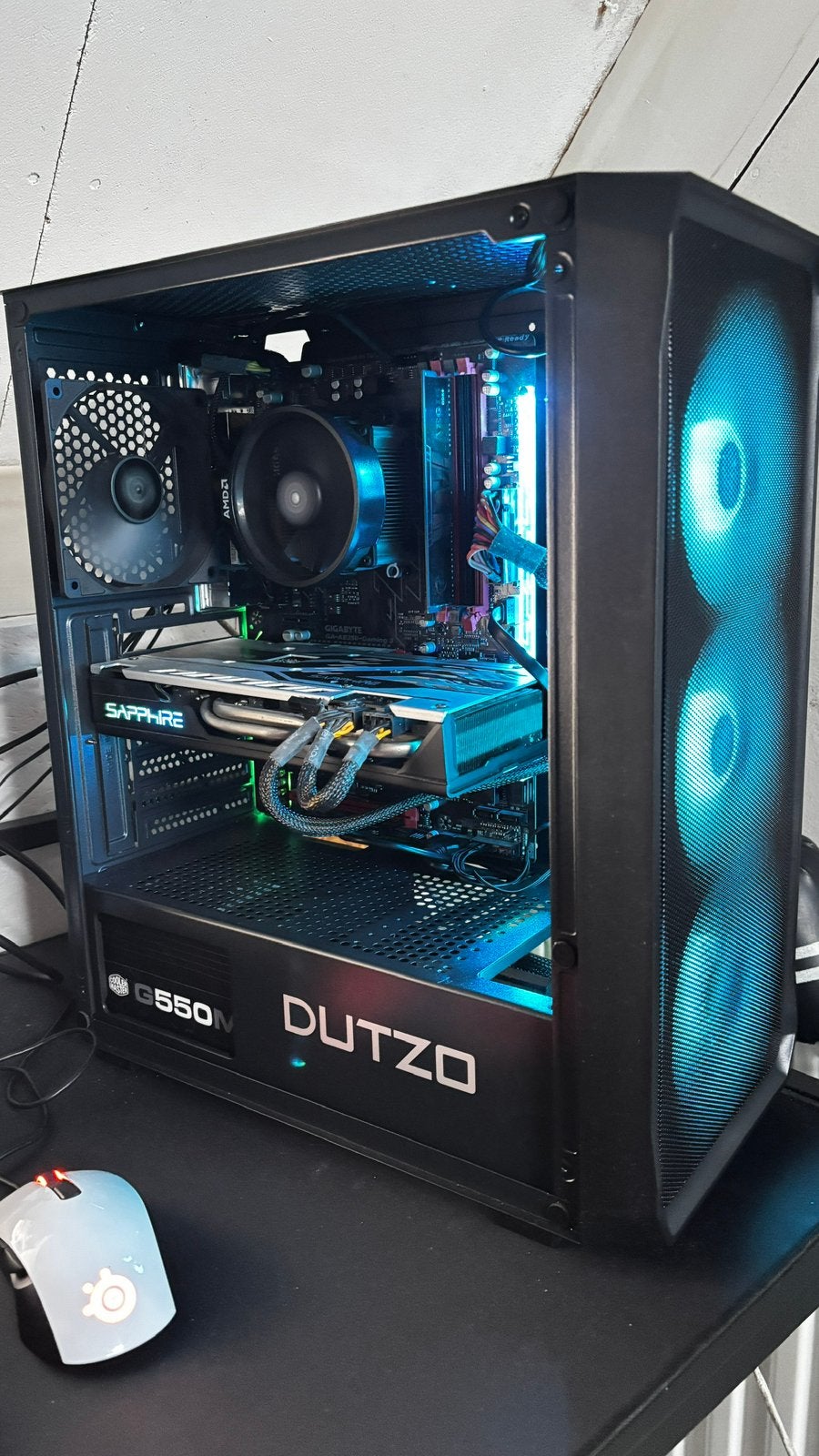 GAMING PC – Ryzen 5 2600X | RX 570 8GB | 16GB RGB, Computers en Software, Ophalen of Verzenden, Zo goed als nieuw, Gaming, SSD