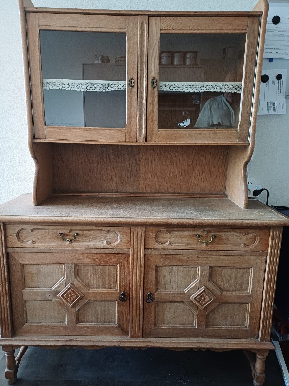 Prachtige eiken buffetkast / servieskast – Blank eiken