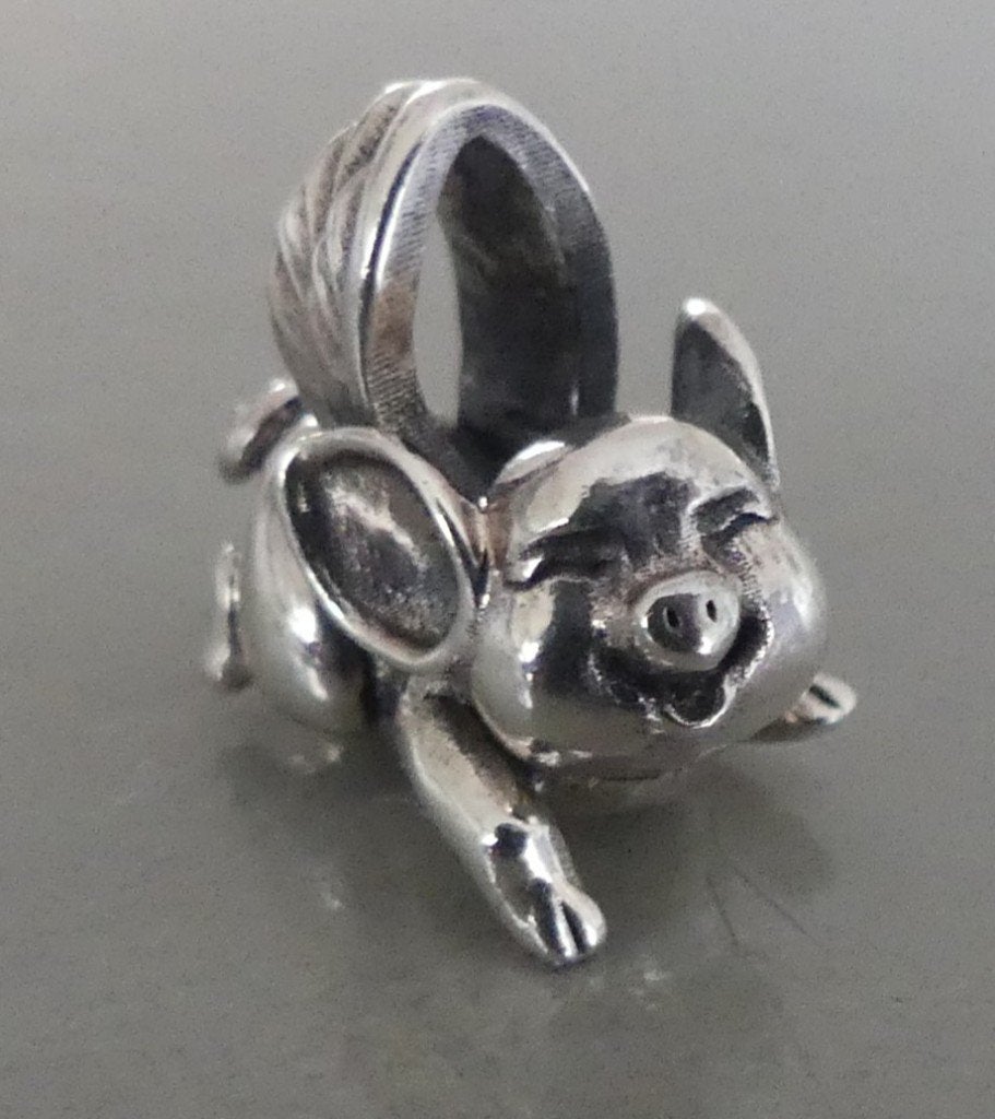 Ogerbeads: ANGEL PIG **MUSEUM BEAD** nieuw, past Trollbeads, Overige merken, -, Verzenden, -