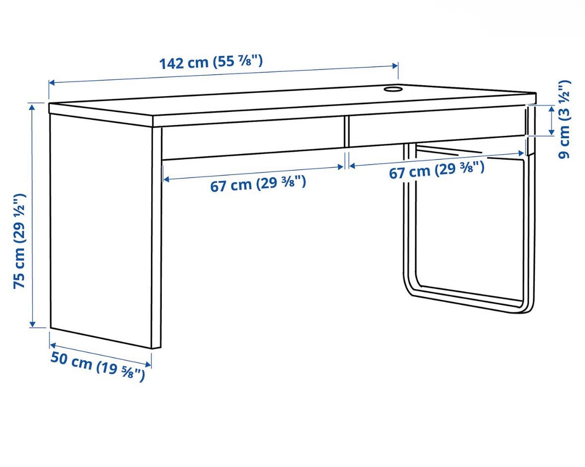 Bureau, Ophalen, 100 tot 150 cm, Zo goed als nieuw, Minder dan 100 cm