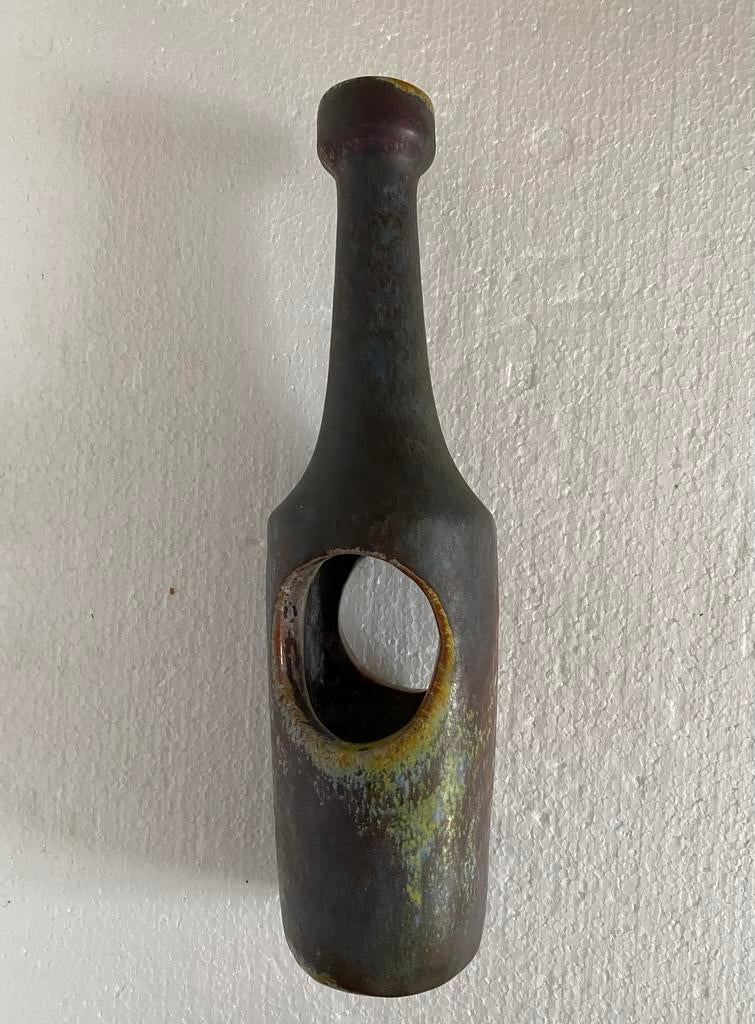 De Olde Kruyk kandelaar / sier-vaas , jaren 70, Overige materialen, Gebruikt, Ophalen of Verzenden, De Olde Kruyk