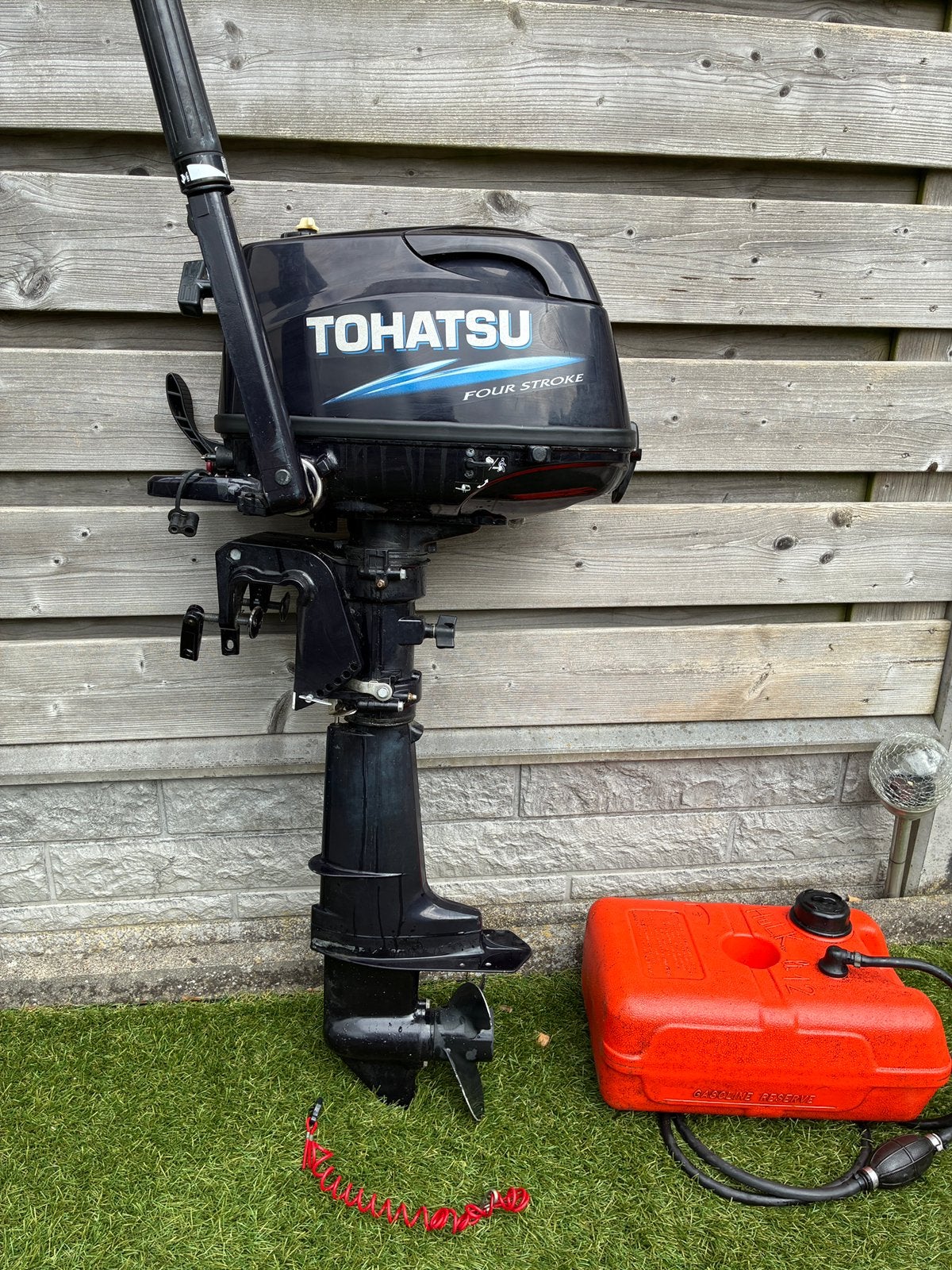 3x 4pk 4‑takt buitenboordmotoren – Tohatsu/Yamaha/Parsun, Watersport en Boten, Buiten- en Binnenboordmotoren, Zo goed als nieuw
