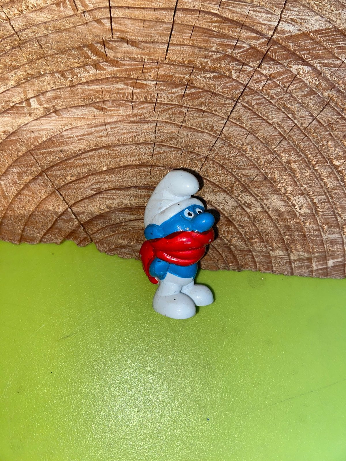 Smurfen smurf met sjaal, Verzamelen, Smurfen, Ophalen of Verzenden, Zo goed als nieuw, Verschillende Smurfen