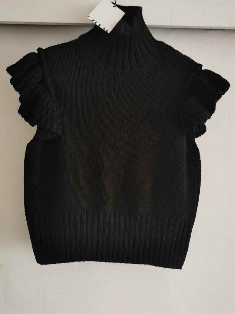 ZARA trui met volantmouwen mt. M, Maat 38/40 (M), Verzenden, Nieuw, Zara