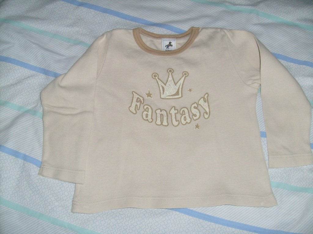 Longsleeve met kroontje maat 92, Kinderen en Baby's, Kinderkleding | Maat 92, C&A, Meisje, Ophalen of Verzenden, Zo goed als nieuw