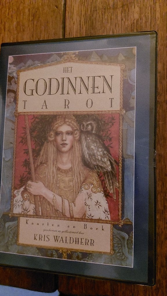 Het godinnen TAROT, boek met kaarten, Kr. Waldherr € 15,00, Achtergrond en Informatie, Tarot of Kaarten leggen, Ophalen of Verzenden
