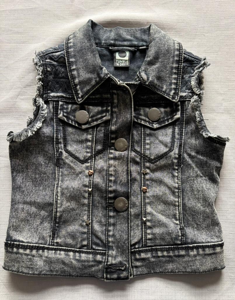 Meisjes denim/spijker gilet/bodywarmer, Ophalen of Verzenden, Zo goed als nieuw, Meisje, Overige typen