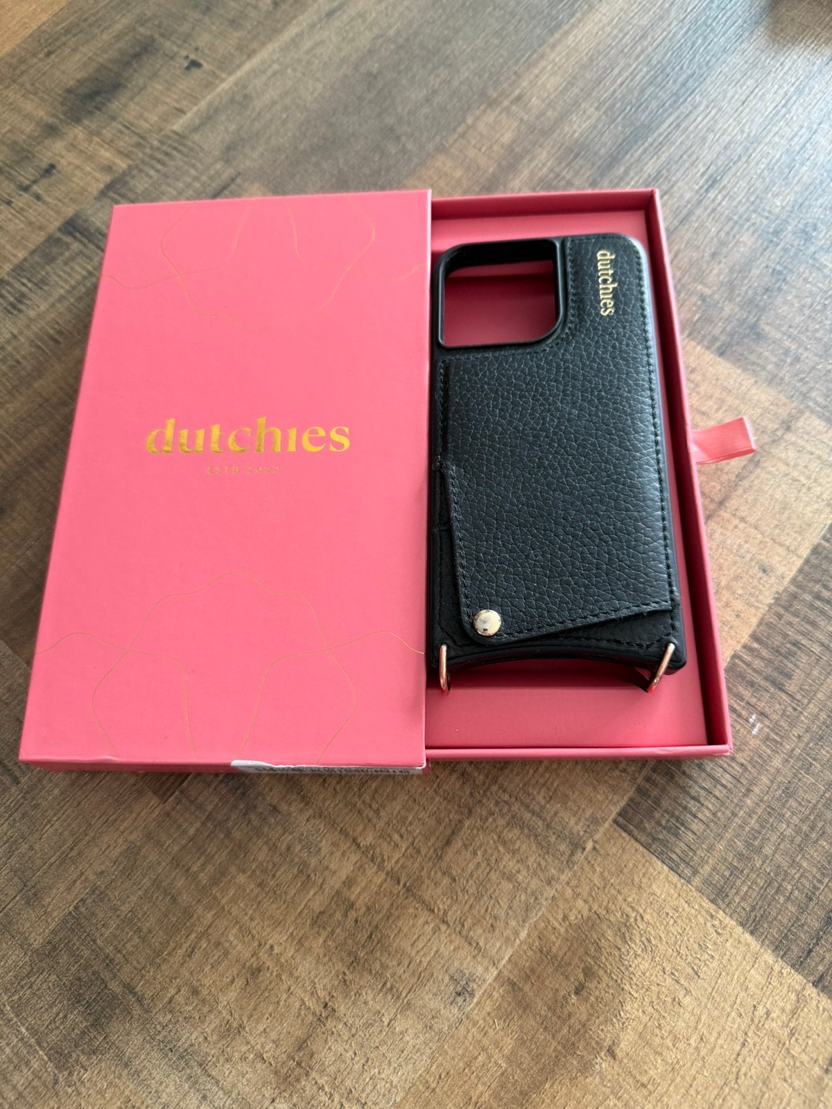 Dutchies leren telefoonhoesje voor iPhone 13 pro, Ophalen, Zo goed als nieuw, IPhone 13 Pro