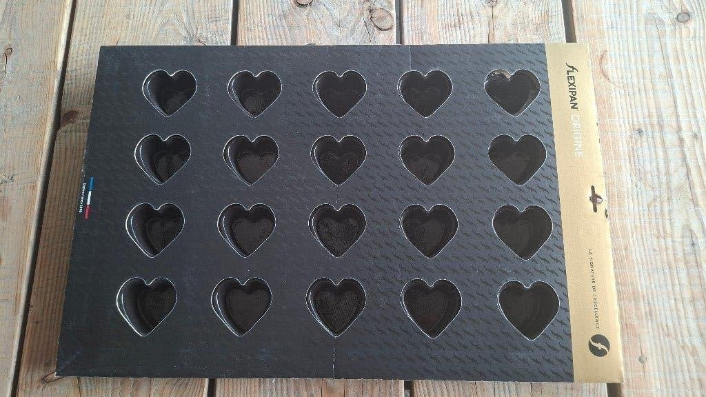 Flexipan FP-01340 bakvorm siliconen Harten hartjes, Hobby en Vrije tijd, Taarten en Cupcakes maken, ., Bakvorm, Ophalen of Verzenden
