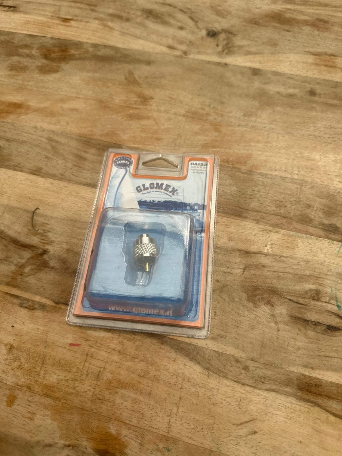 Glomex RA132 PL259 male connector voor RG58C/U, Ophalen, Nieuw