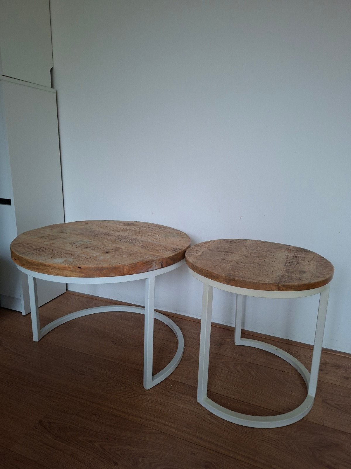 Set van 2 (salon)tafeltjes, Ophalen